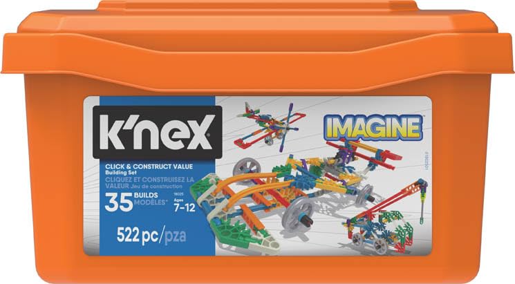 K'NEX Click and Construct Value Building Set - 522 Piece STEM Learning Kit for Ages 7+ 2