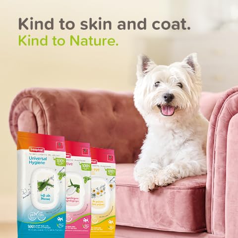 Beaphar Pet Wipes – Gentle Ear & Eye Wipes for Dogs with Chamomile | 30 Count 7