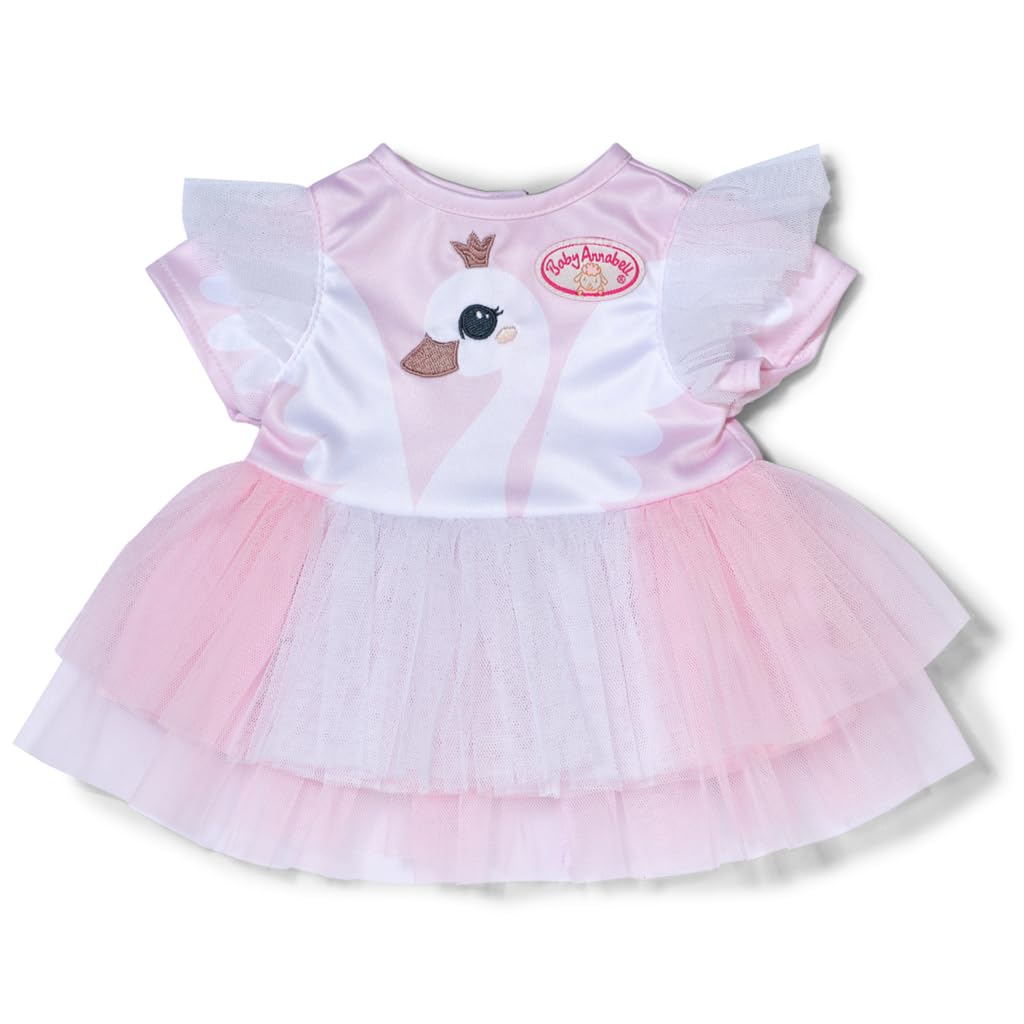 Baby Annabell Swan Dress - Adorable 43cm Doll Outfit for Imaginative Play 1
