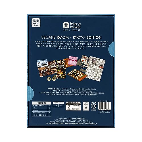 Talking Tables Host Your Own Escape Room Game Kyoto Edition - Interactive Puzzle Game for Families 11