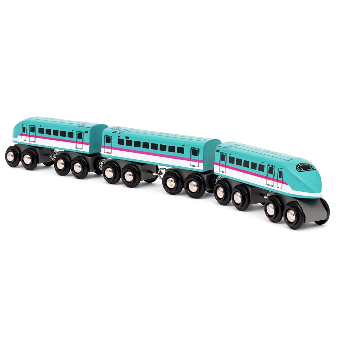 BRIO World Trains of the World - Shinkansen Hayabusa E5 Series Train Set | Ages 3+ 1