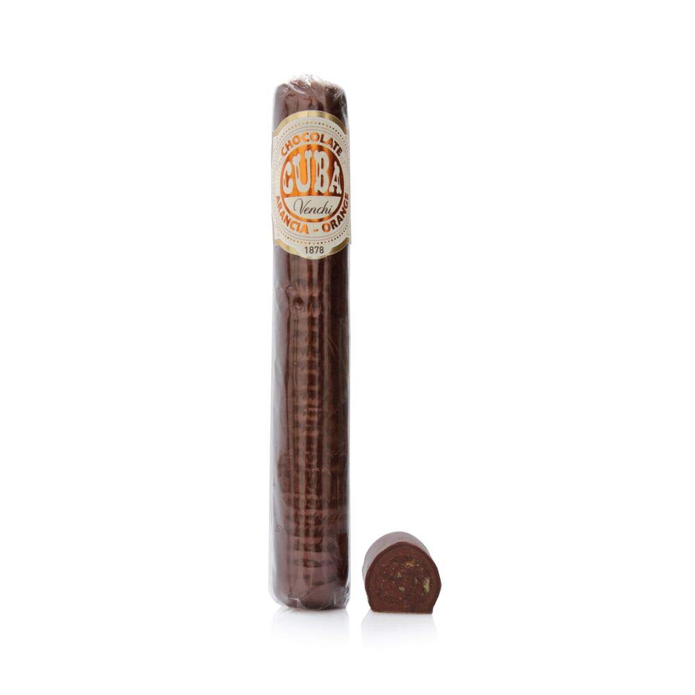 Venchi Dark Chocolate Cigar with Orange Truffle Filling 100g 4