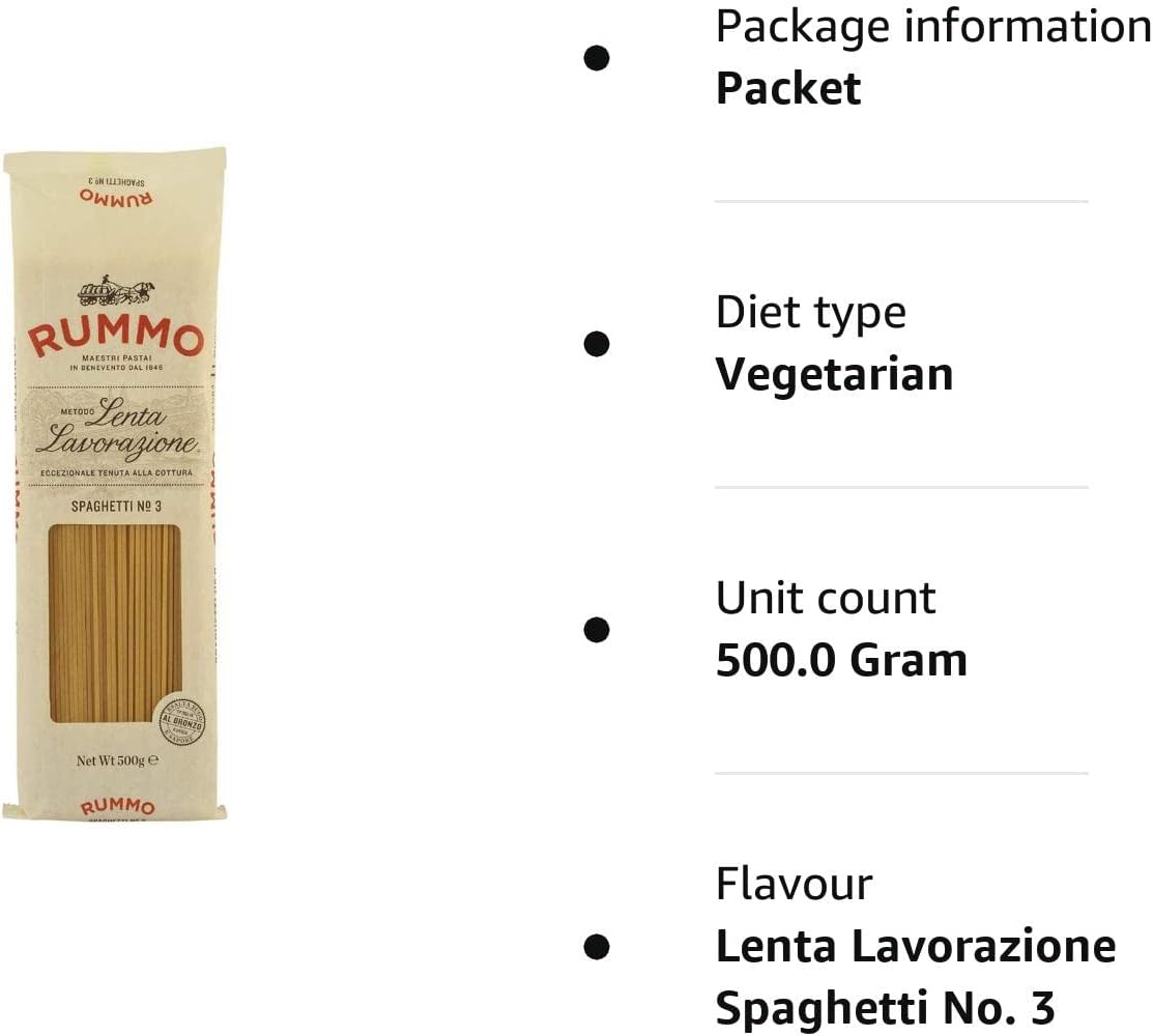 Rummo - Lenta Lavorazione Spaghetti No.3 500g 5