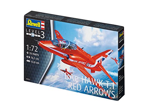 Revell 1:72 Scale BAE Hawk T.1 Red Arrows Plastic Model Kit RV04921 11