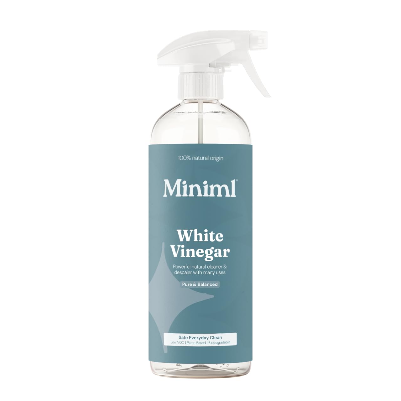 Miniml Eco White Vinegar Cleaning Unscented - All Natural Multi-Surface Cleaner | 750ml 1