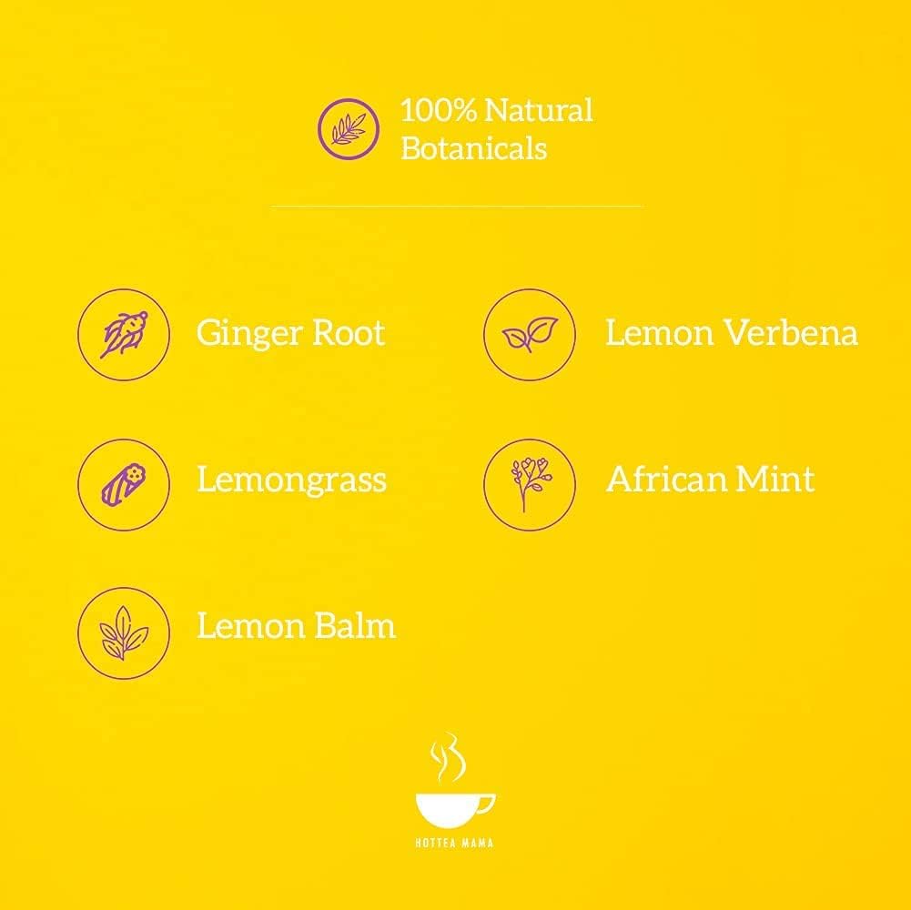 HOTTEA MAMA Morning Rescue Pregnancy Tea | Caffeine-Free Herbal Blend for Nausea Relief 2