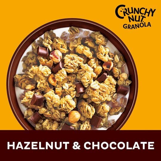 Kellogg's Crunchy Nut Hazelnut & Chocolate Granola Bag 380g