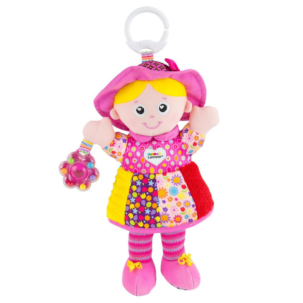 LAMAZE My Friend Emily Clip-On Pram & Pushchair Toy | Sensory Stimulation | 0-6 Months 4