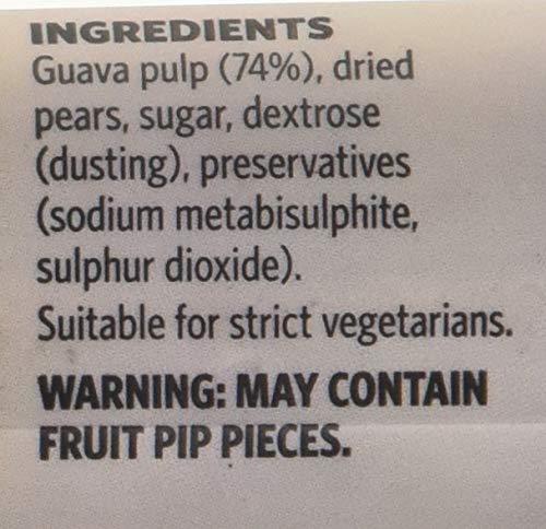 Safari Guava Fruit Rolls - Gluten Free, High in Fibre, 80g
