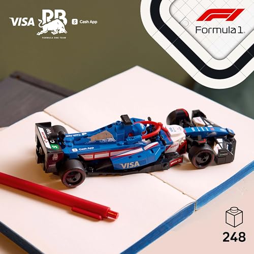 LEGO Speed Champions Visa Cash App RB VCARB 01 F1 Race Car Building Set with Driver Minifigure 3