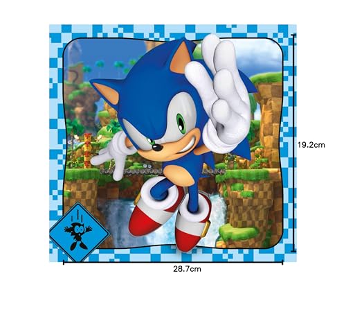 Clementoni Sonic 3 Jigsaw Puzzle - 48-Piece Supercolor Puzzle for Kids 6