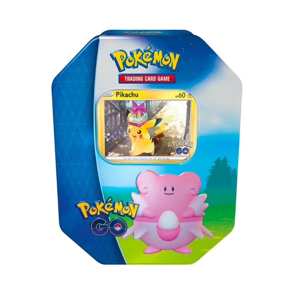 Pokémon TCG: Pokémon GO Tin – Random Design (Pikachu, Snorlax, or Blissey)