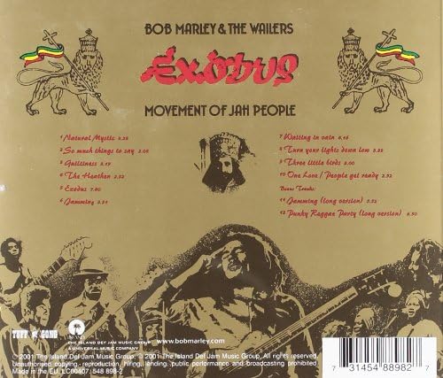 Bob Marley & The Wailers - Exodus Audio CD