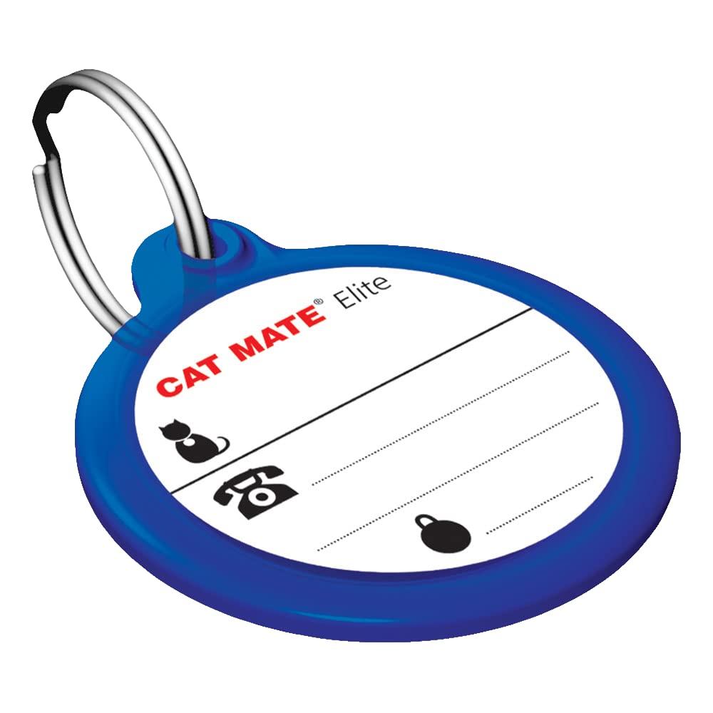 Cat Mate Electronic ID Disc - Unique Pet ID | Compatible with Cat Mate Doors | Blue