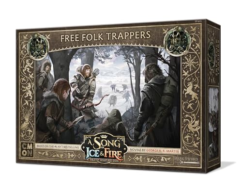 CMON A Song of Ice and Fire: Free Folk Trappers Expansion Miniatures Board Game (CMNSIF403)