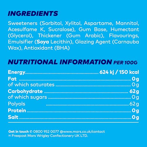 Extra - Spearmint Sugar-Free Chewing Gum Bottle, 60 Pieces 5