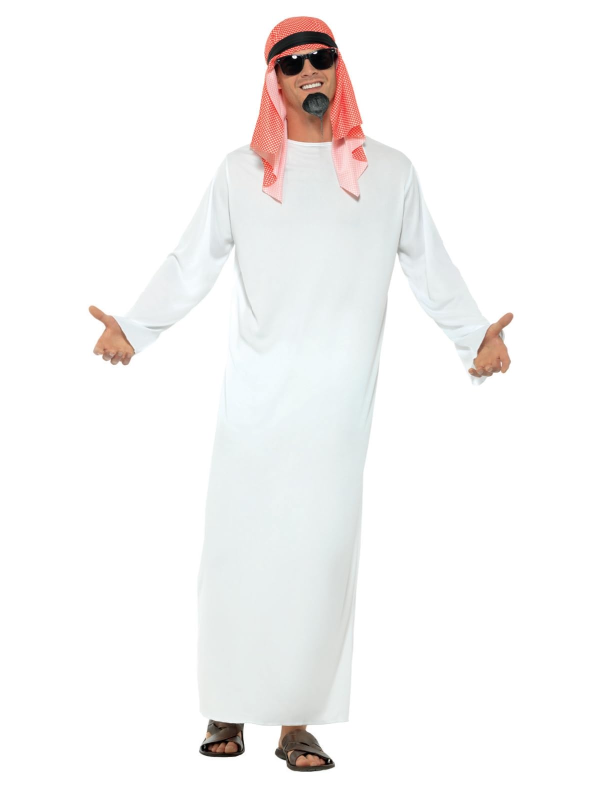 Smiffys Sheikh Costume - Adult Fancy Dress for Role Play 8