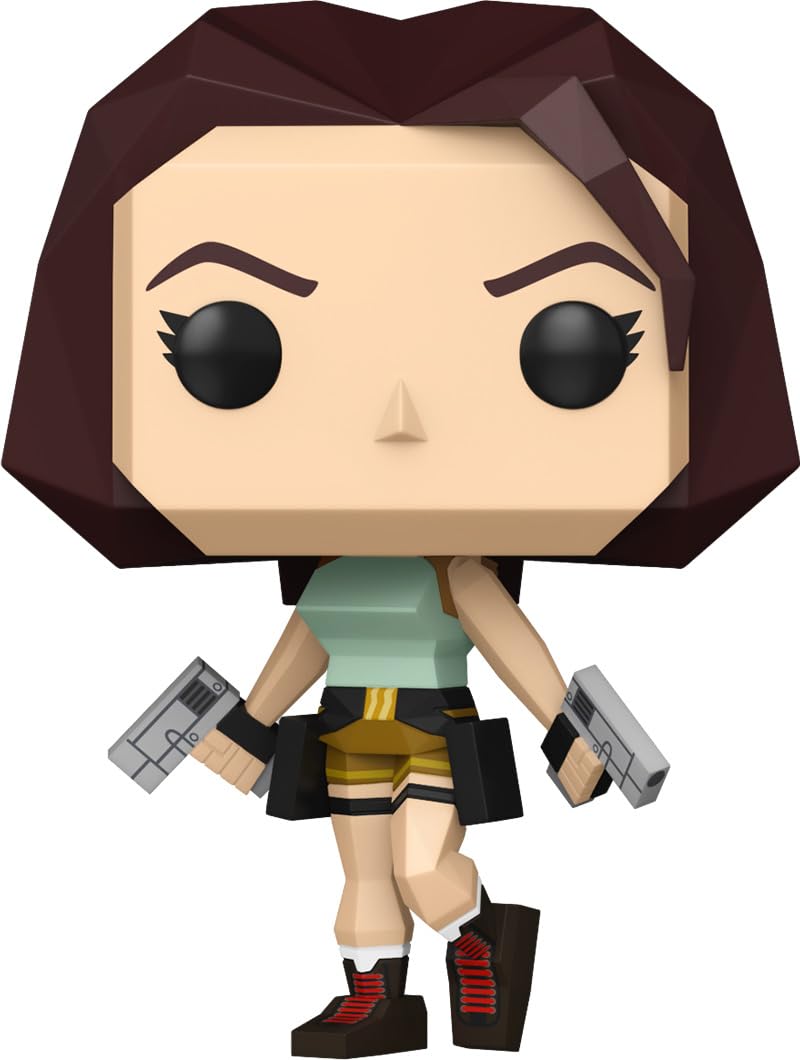 Funko POP! Games: Tomb Raider - Lara Croft (Polygon) Vinyl Figure | 3.75 Inches