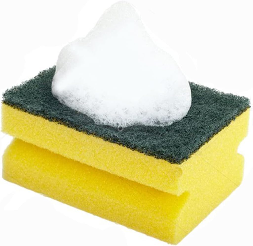 STERLING PRODUCTS Heavy Duty Scrub Sponge - Dual Sided Dish Washing & Cleaning Sponge (16 Pack)