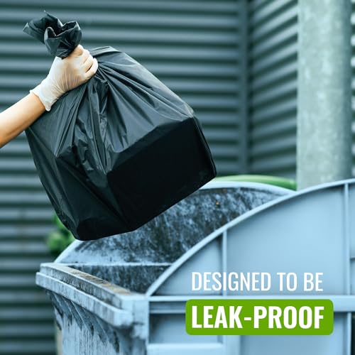 EcoBag Extra Strong Heavy Duty Refuse Sacks - 50 Pack Recyclable Bin Bags 9