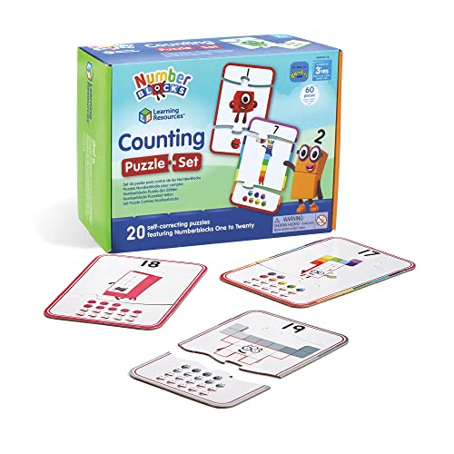 Learning Resources HM95401-UK Numberblocks Zählpuzzle-Set, Einheitsgröße
