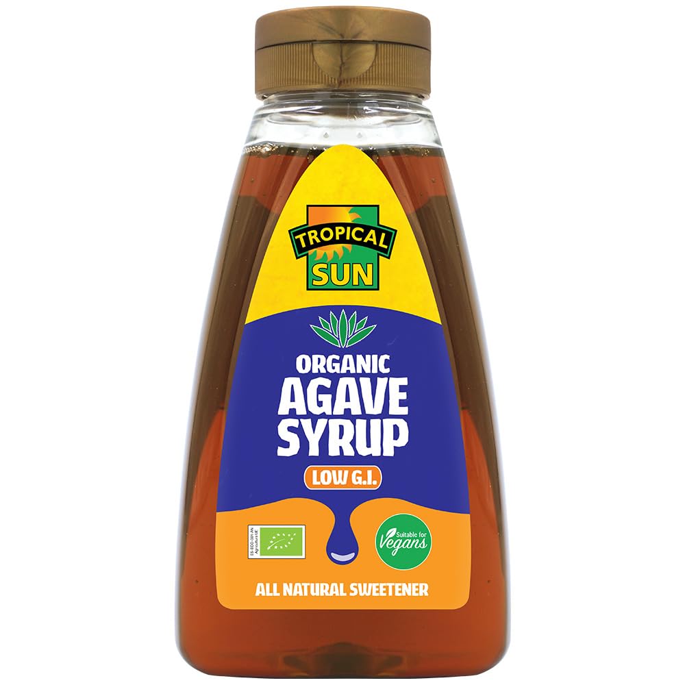 Tropical Sun Organic Agave Syrup - Natural Low GI Sweetener | 370g