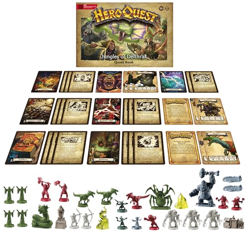 Avalon Hill HeroQuest Jungles of Delthrak Quest Pack – Expansion for HeroQuest Game System 12