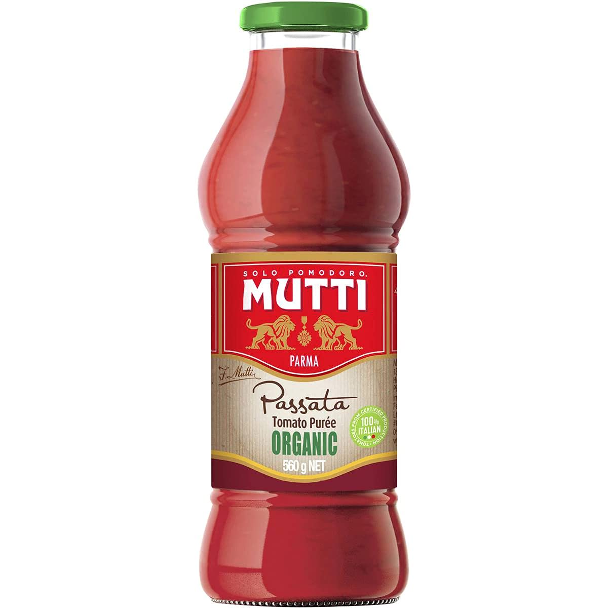 Mutti - Organic Tomato Puree (560 g) 10