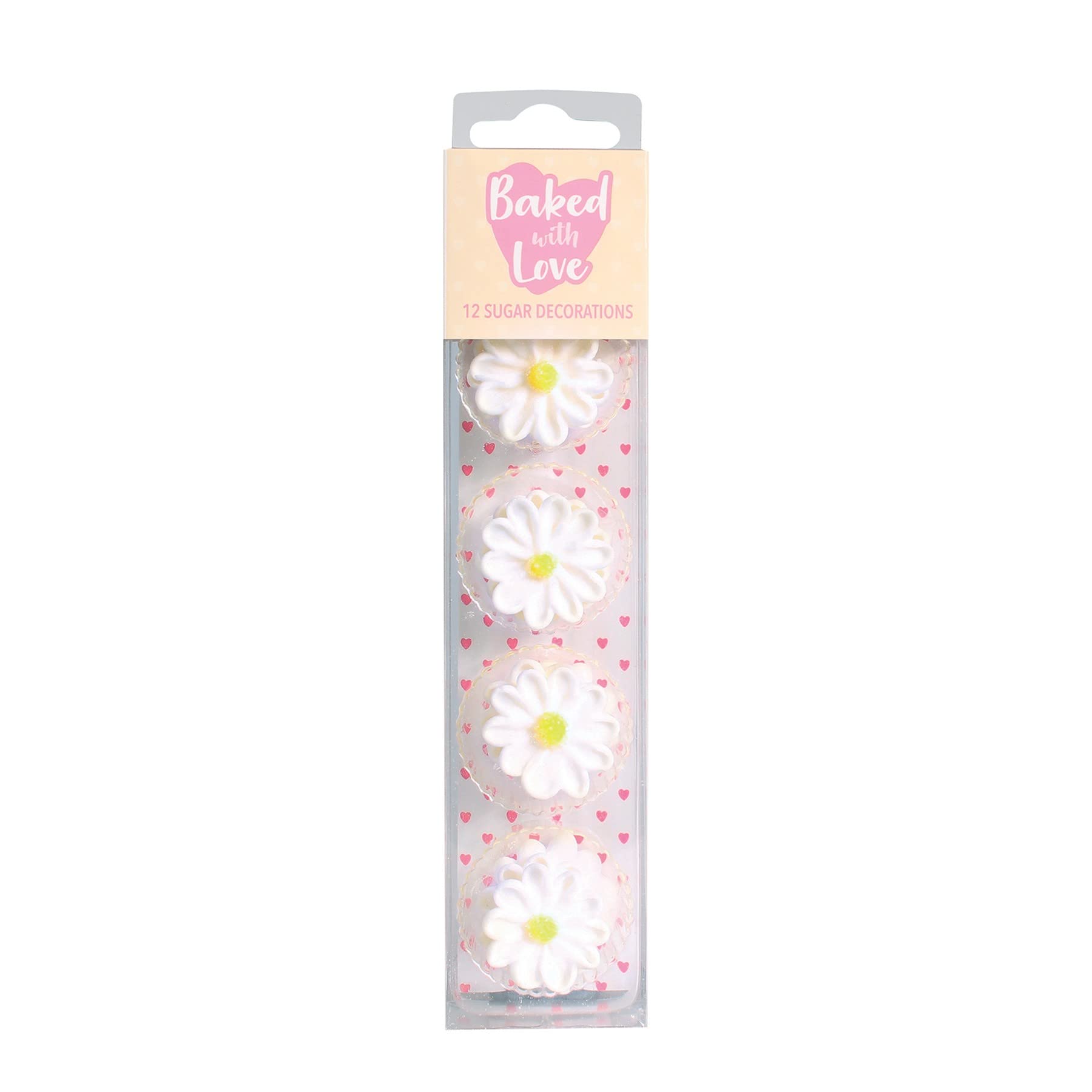 Culpitt Baked With Love Handmade Edible Sugar Daisy Cupcake Decorations, 12 Pieces 1