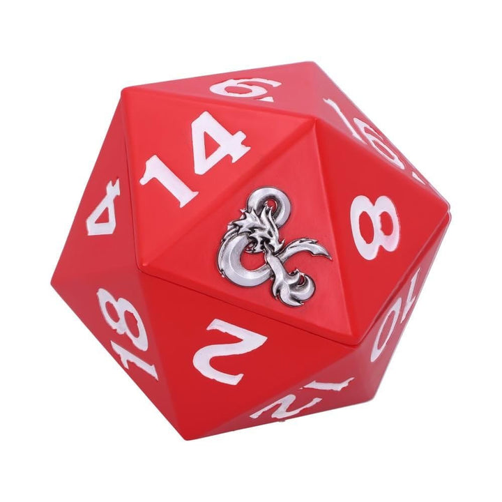 Nemesis Now Dungeons & Dragons D20 Dice Storage Box Red Resin