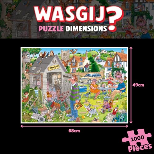 Wasgij Destiny 28: Dad Cave - 1000 Piece Puzzle for Adults 9