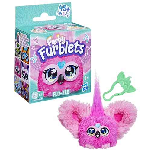 Furby Flo-Flo Flamingo Mini Plush Electronic Toy with Sounds & Music 8