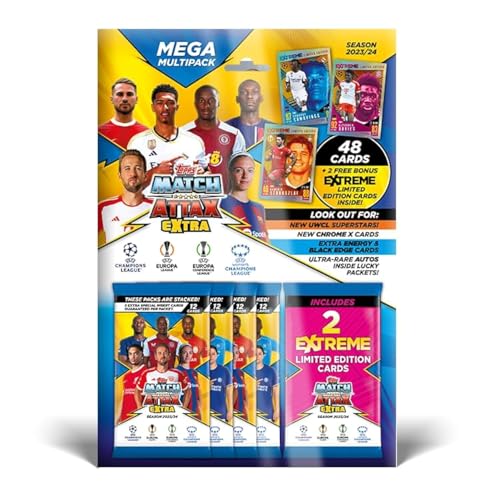 Topps Match Attax Extra 2024 Mega Multipack Card Game (FS0004593-DE)