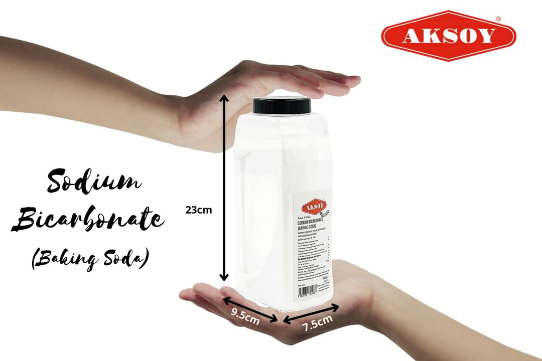 Aksoy - Pure Baking Soda 1KG | Sodium Bicarbonate Powder for Baking & Cleaning