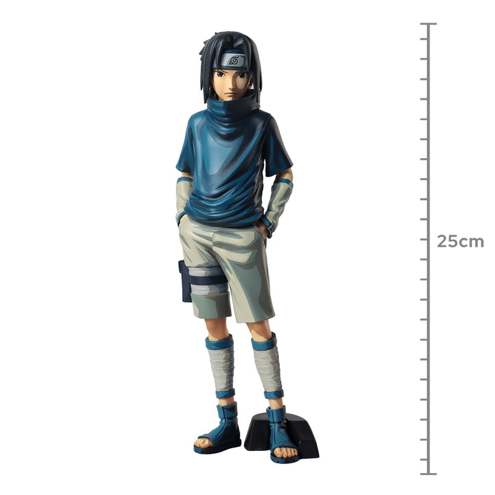 Banpresto 19193 Naruto Grandista Uchiha Sasuke #2 Figure - 7.62 x 7.62 x 22.86 cm, Multicolored, Durable Plastic Anime Collectible