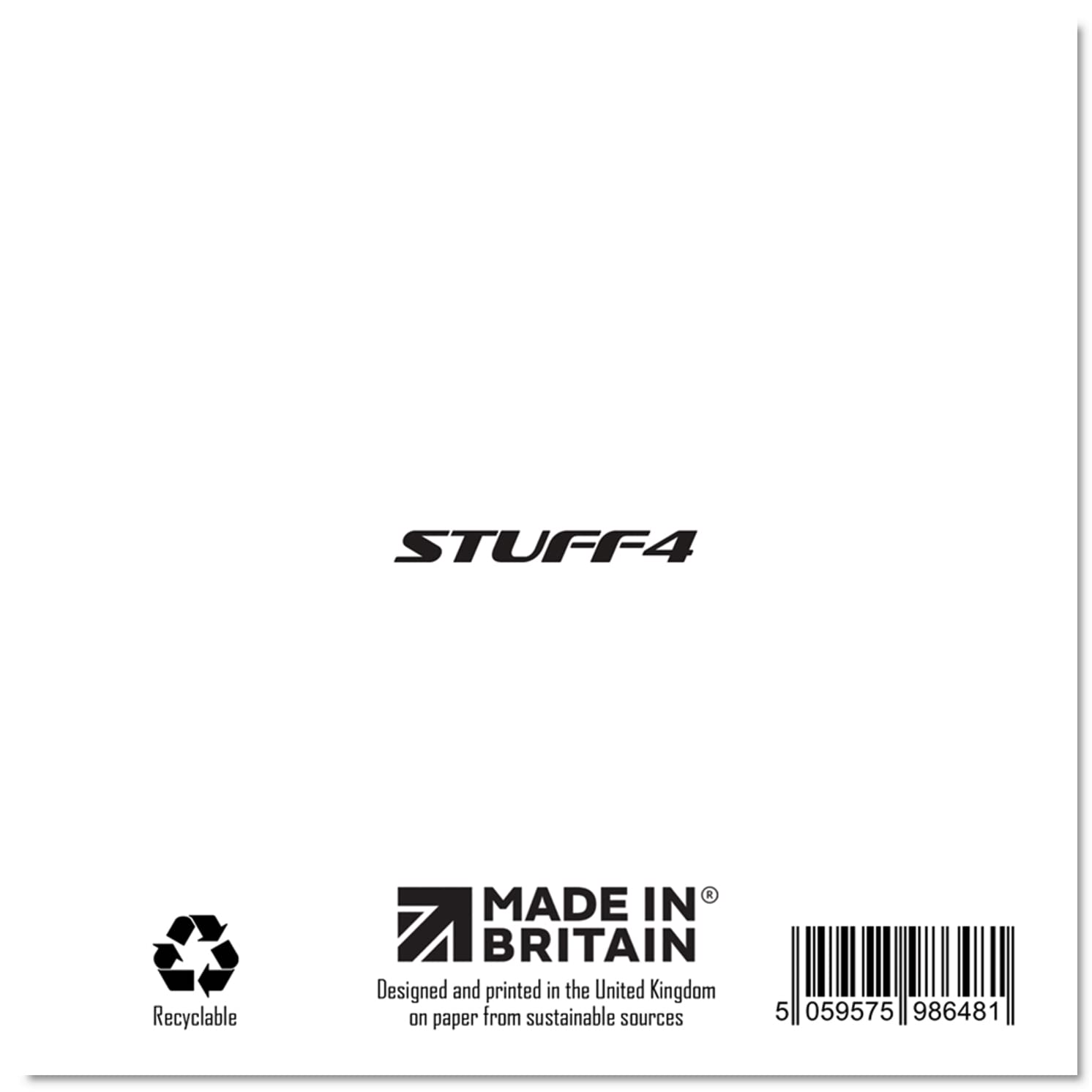 Stuff4 Funny 50th Birthday Card for Dad - Your Forties Have Expired | 145mm Square