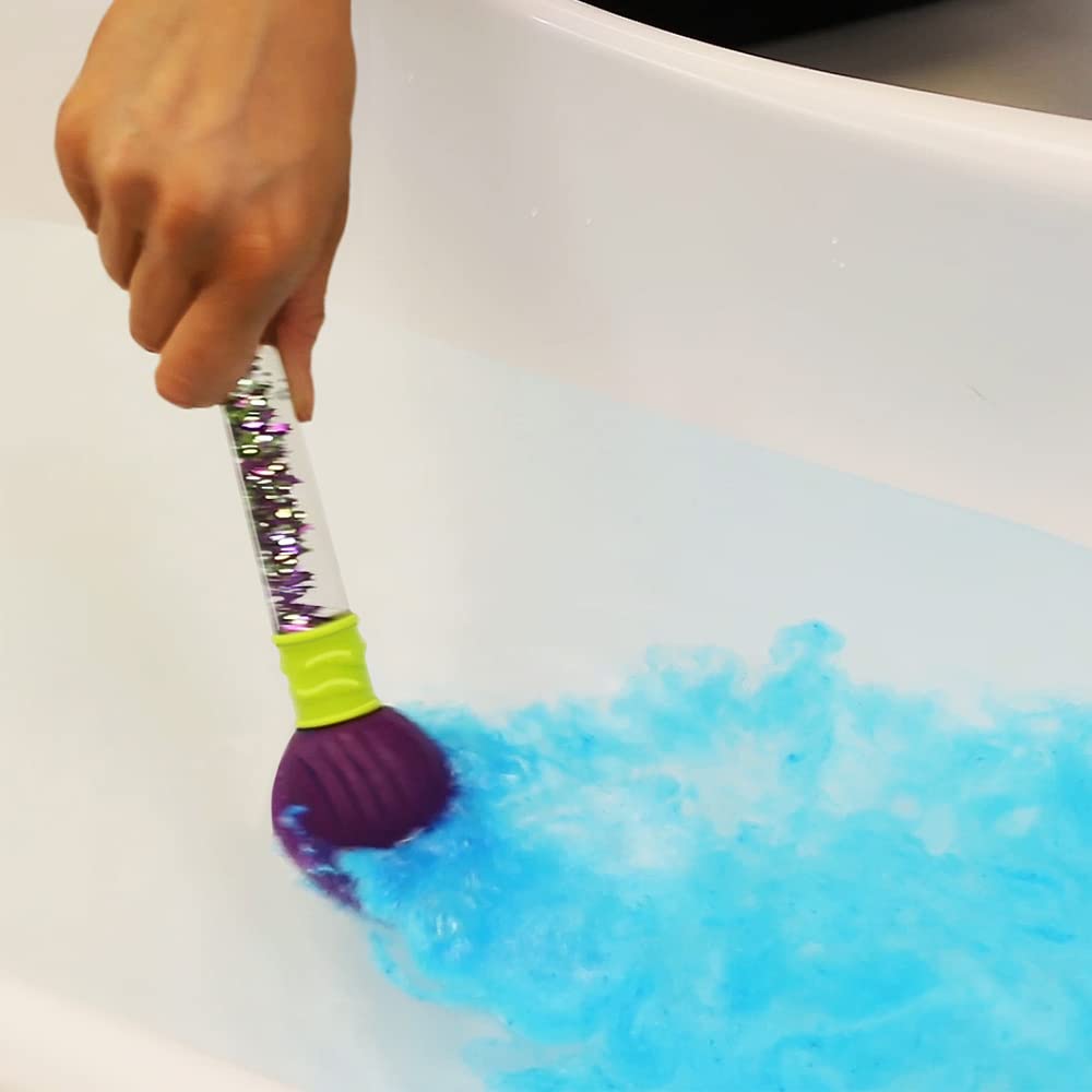 ZIMPLI Baff Bombz Magic Brush Set - 4 Color Changing Bath Bombs with Moisturizing Fruit Scents 5