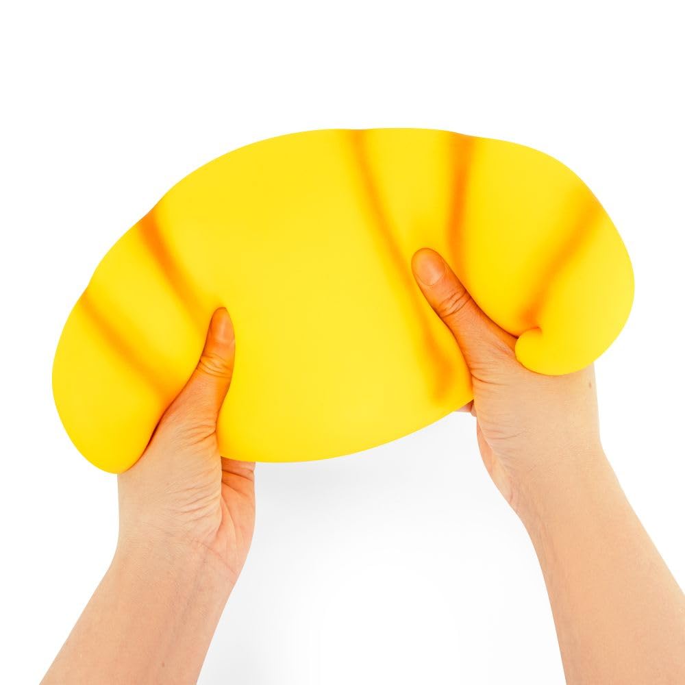 Keycraft Jumbo Squishy Croissant Slow-Rise Sensory Toy - Extra Large (25cm) | Stress Relief | TPR 2