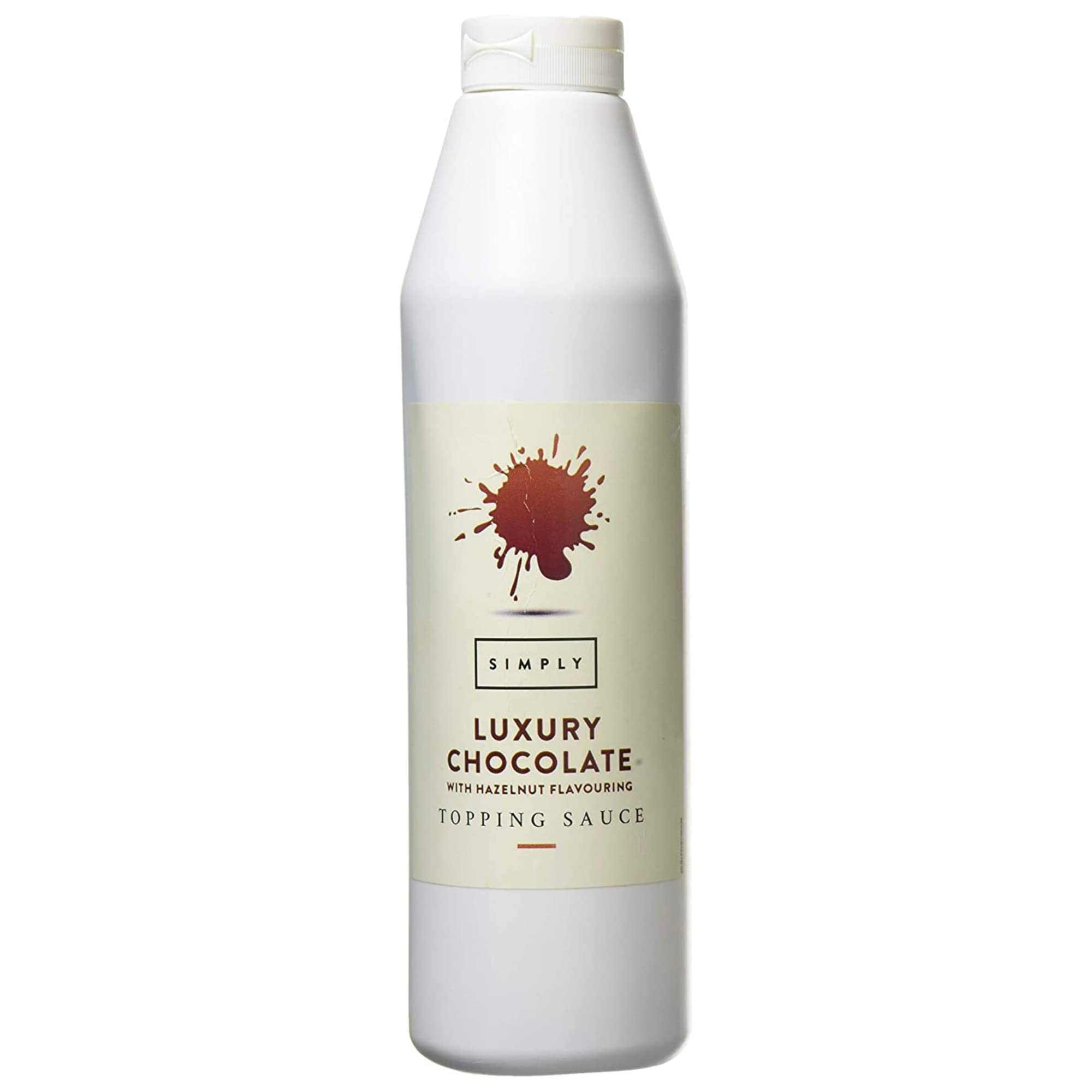 Simply Luxury Chocolate with Hazelnut Flavouring Topping Sauce, 1 kg 1