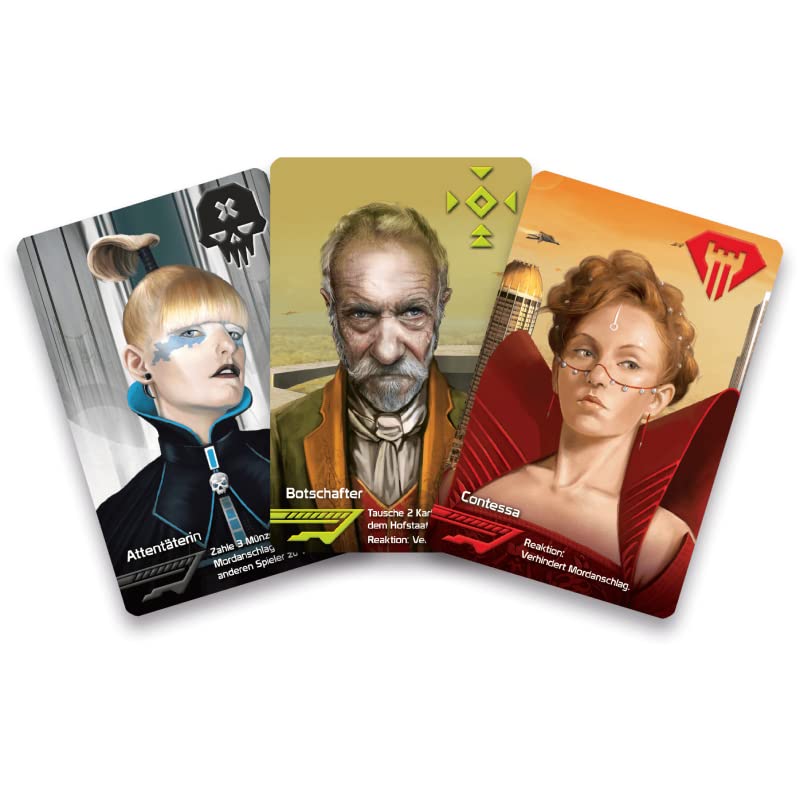 ELZNIR GAMES Coup Resistor Card Game for 2-6 Players, German Edition 3