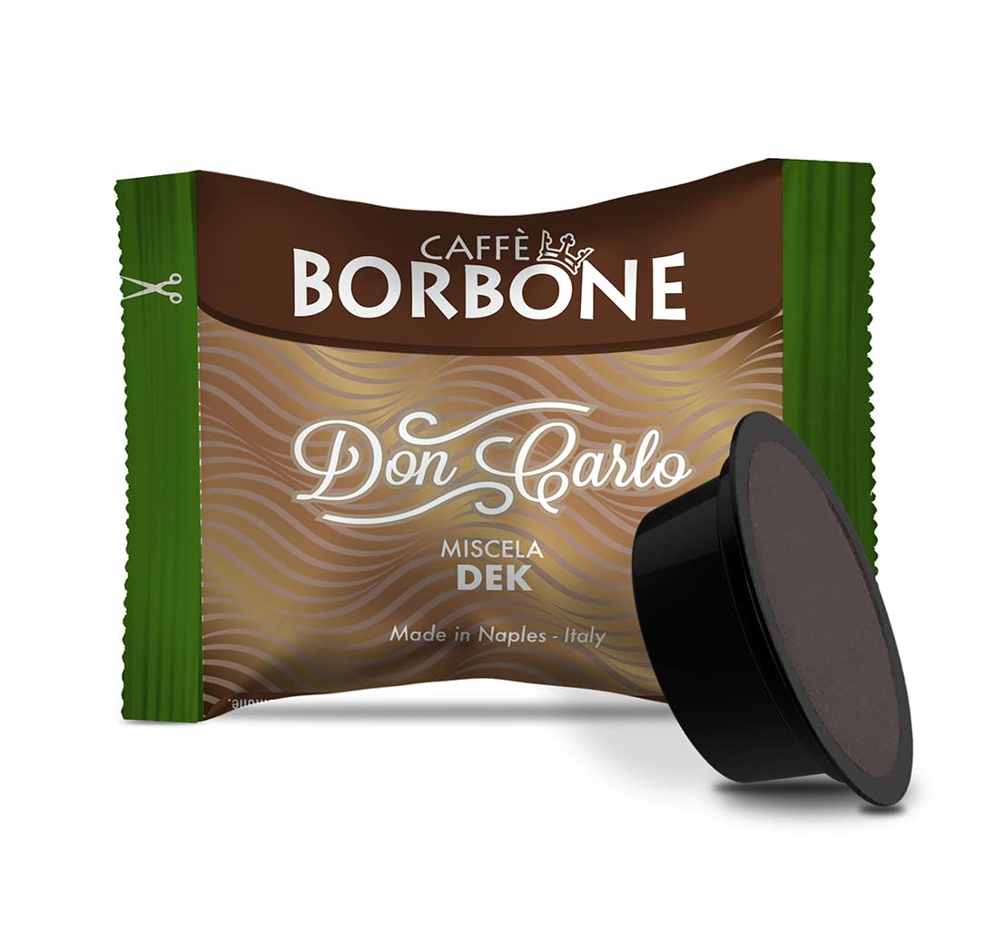 Caffè Borbone Don Carlo Dek Decaffeinated Coffee Blend - 100 Capsules