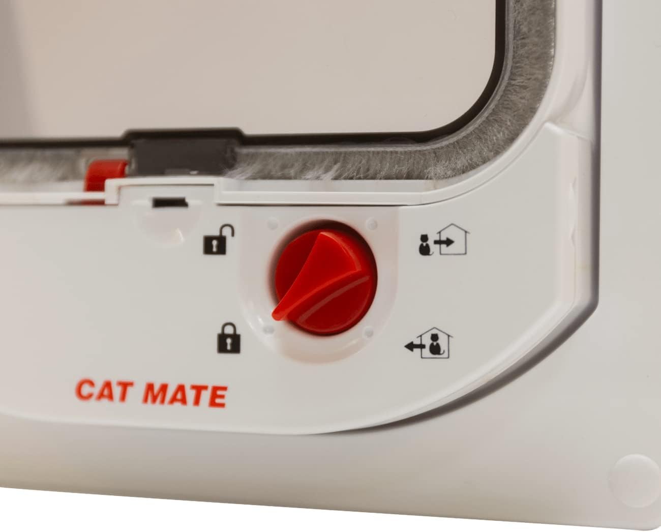Pet Mate Electromagnetic Cat Flap - Exclusive Entry | Weatherproof | White 6