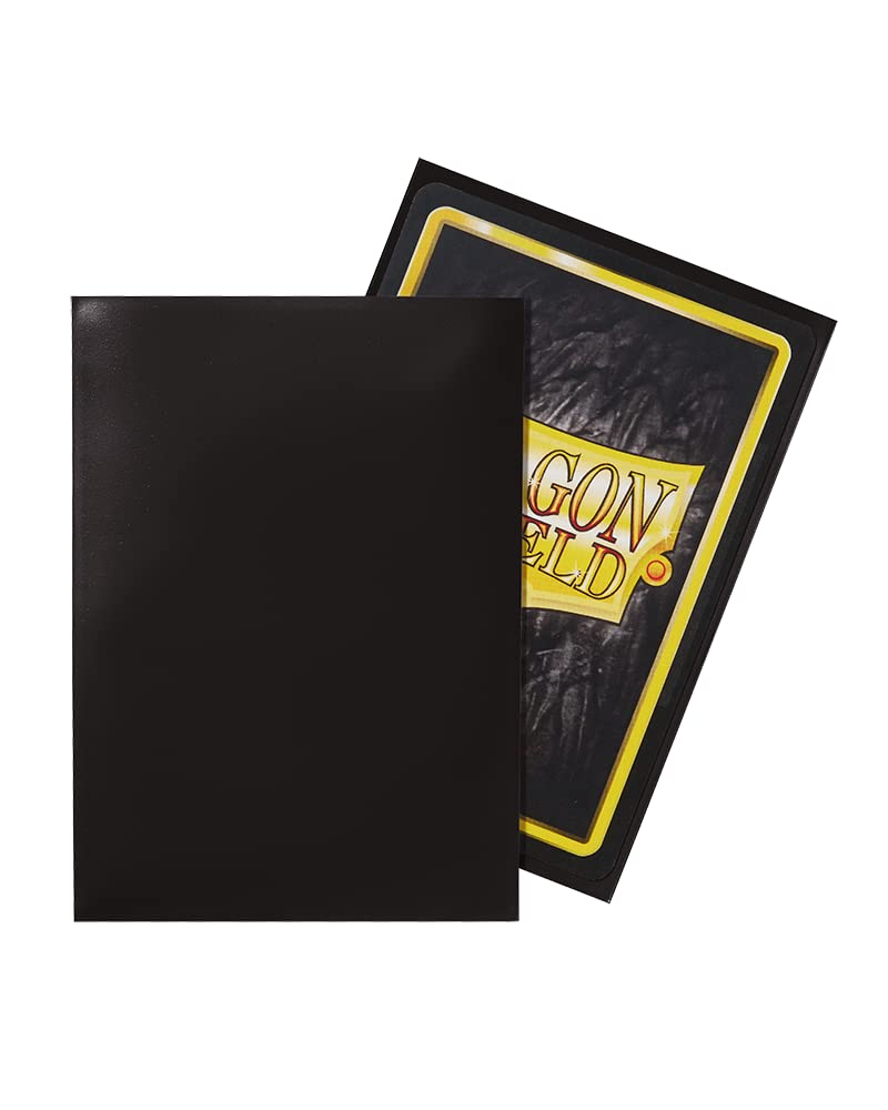Dragon Shield Black Standard 100 Card Sleeves for TCG Protection