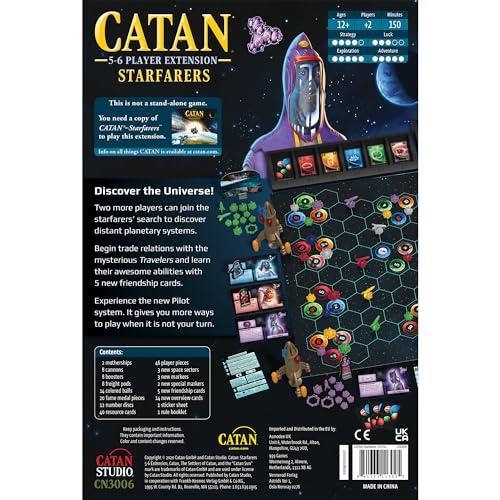CATAN Starfarers 5 & 6 Player Extension | Board Game Expansion for Ages 10+ 8