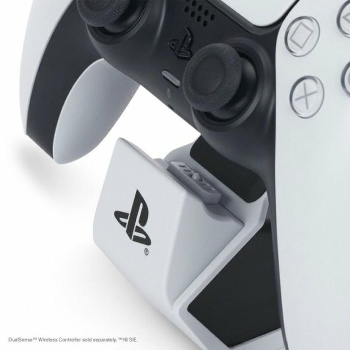 PowerA Charging Station - Drop & Charge Design | USB Powered | Weighted Base for PS5 DualSense Controllers 6