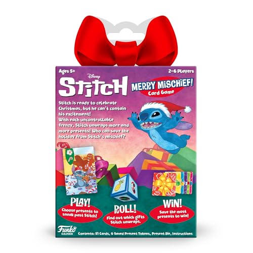 Funko Disney Lilo & Stitch - Holiday Card Game 9
