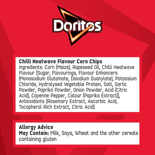 Doritos Chilli Heatwave Tortilla Chips Sharing Bag 180g 3