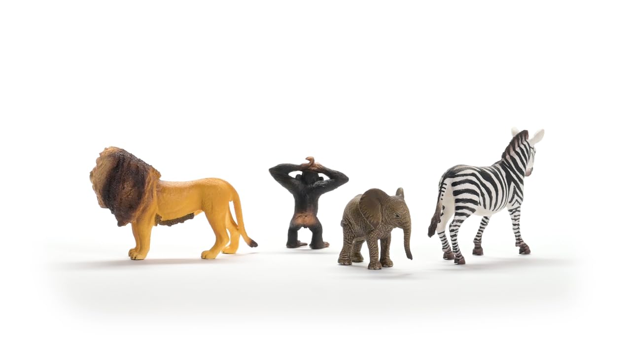 Schleich Wild Life 'Africa' Starter Set 42721 | 4 Piece Miniature Figure Set | Ages 3+ 2
