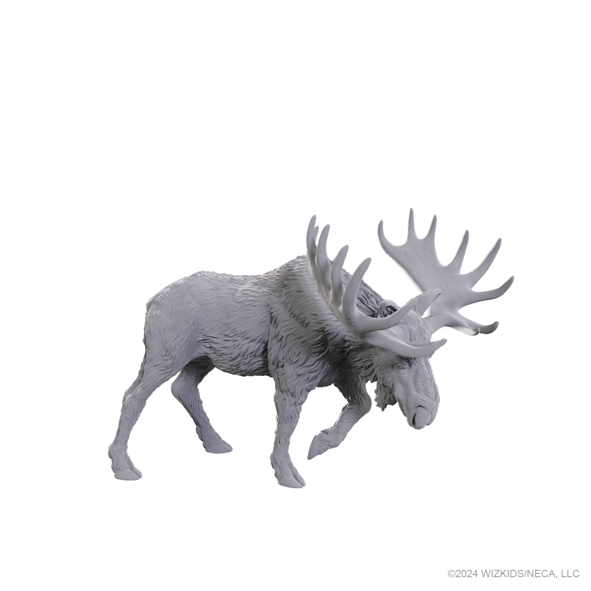 WizKids Deep Cuts Miniatures - Wave 25 Bull Moose | Unpainted Plastic Figure