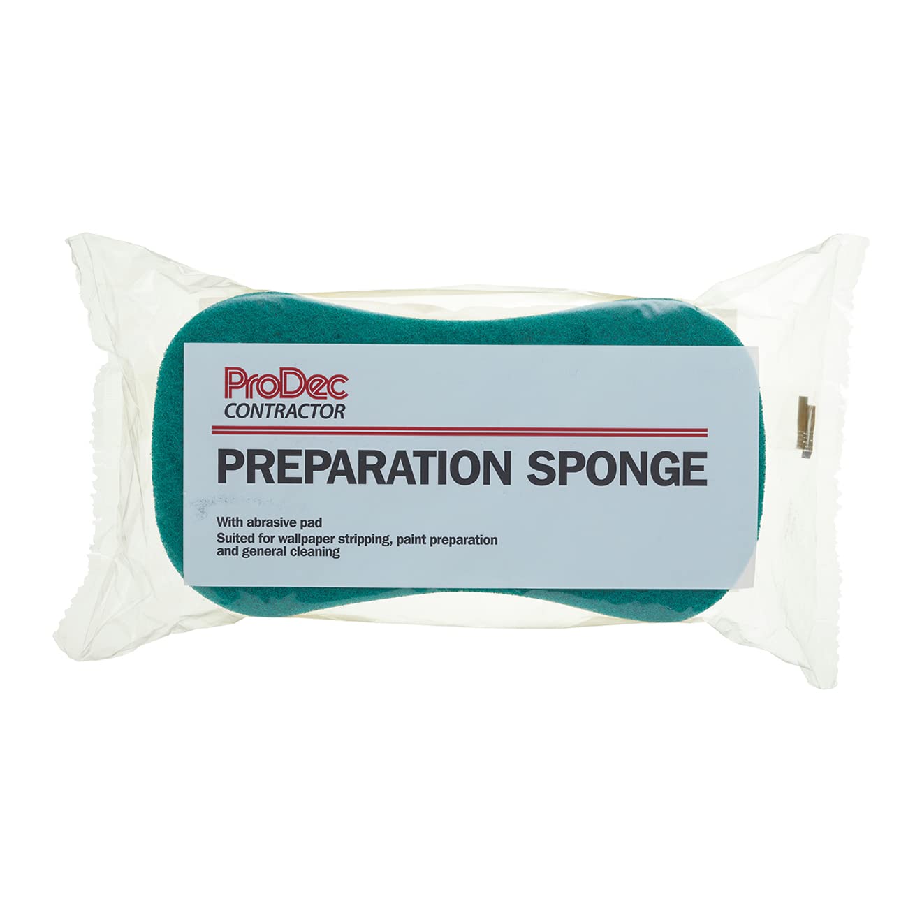 ProDec Contractor Jumbo Foam Preparation Sponge with Abrasive Side | 220x120x70mm